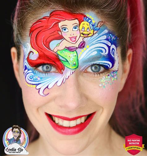 ariel face paint